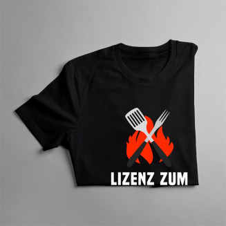 Lizenz zum Grillen - Herren t-shirt