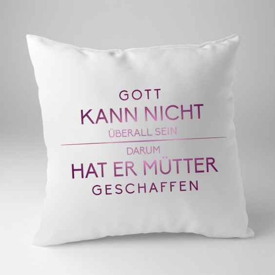 Gott kann nicht überall sein