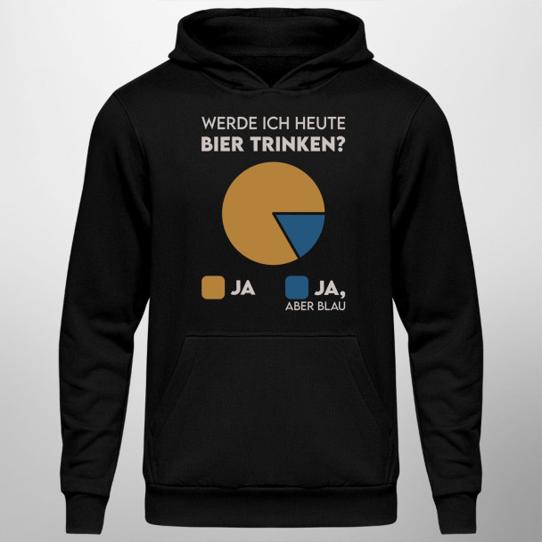 Werde ich heute Bier trinken? Ja, aber blau