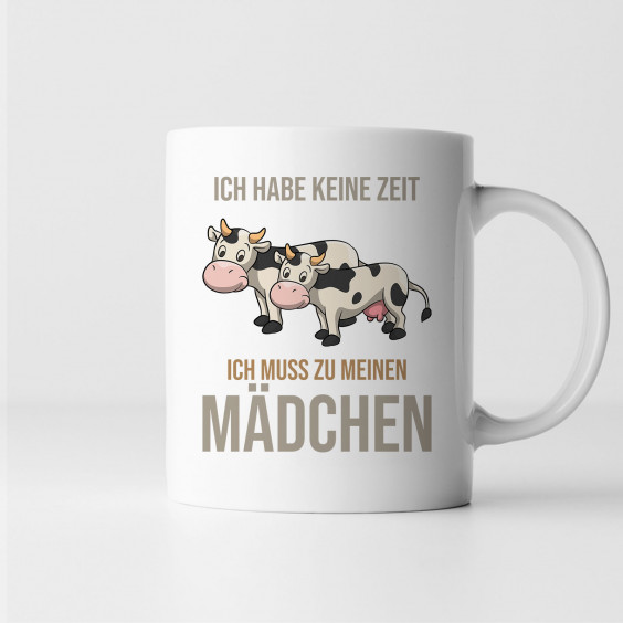 Ich habe keine Zeit, ich muss zu meinen Mädchen (Kühen)