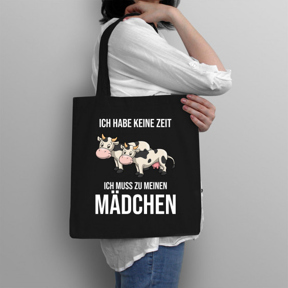 Ich habe keine Zeit, ich muss zu meinen Mädchen (Kühen)