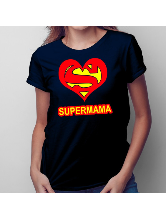 Super mama - damen t-shirt mit Aufdruck
