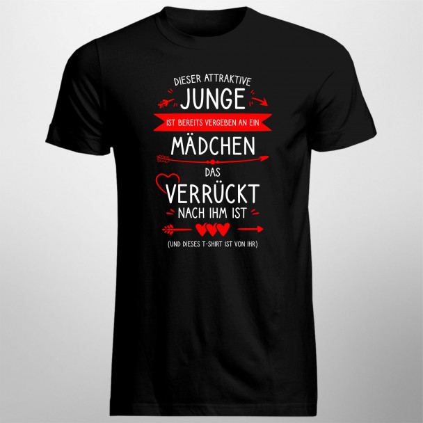 Dieser attraktive Junge ist bereits vergeben an ein Mädchen Dieser attraktive Junge ist bereits vergeben an ein Mädchen