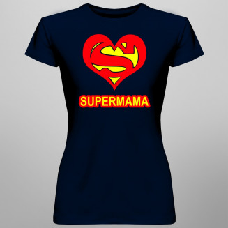 Super mama - damen t-shirt mit Aufdruck