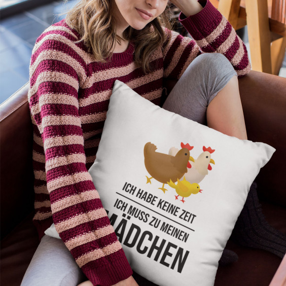 Ich habe keine Zeit, ich muss zu meinen Mädchen (Hühner)