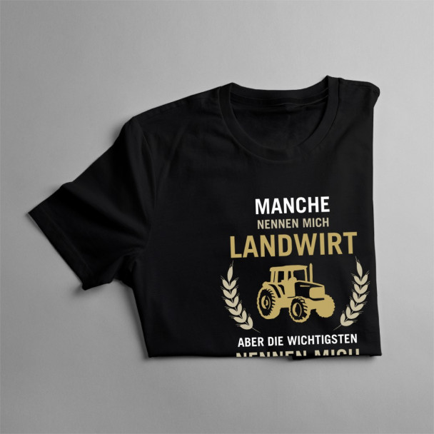 Manche nennen mich Landwirt - Papa - Herren t-shirt mit Aufdruck