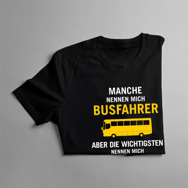 Manche nennen mich Busfahrer - Papa - Herren t-shirt mit Aufdruck