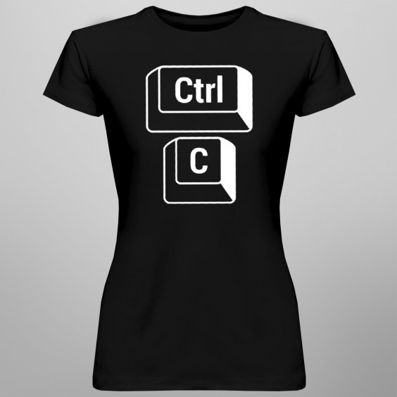 CTRL  + C Mutter  - damen t-shirt mit Aufdruck