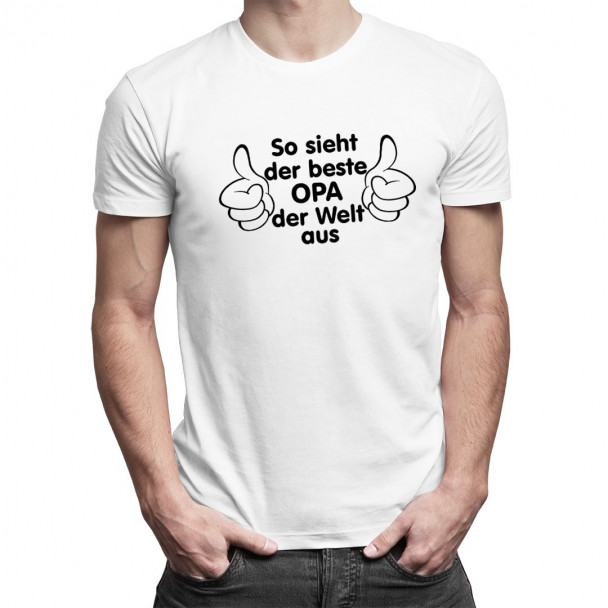 So sieht der beste Opa der Welt aus - Herren t-shirt mit Aufdruck