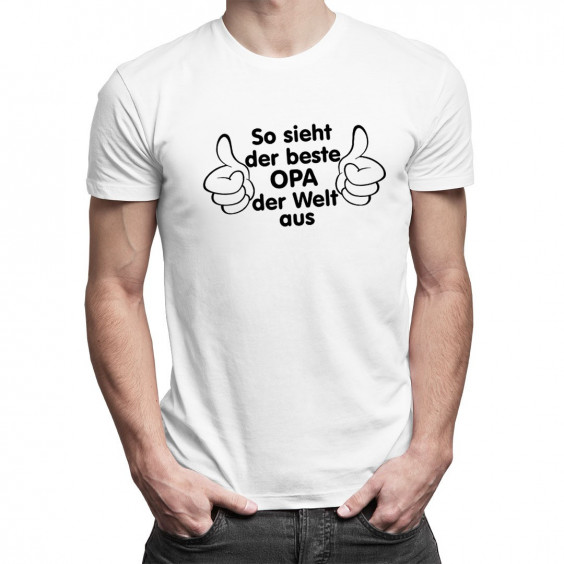 So sieht der beste Opa der Welt aus - Herren t-shirt mit Aufdruck