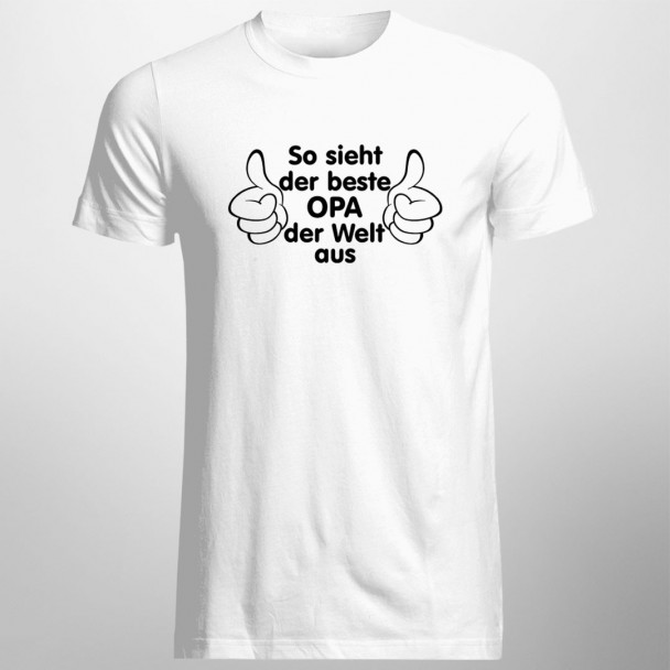 So sieht der beste Opa der Welt aus - Herren t-shirt mit Aufdruck