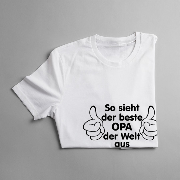 So sieht der beste Opa der Welt aus - Herren t-shirt mit Aufdruck
