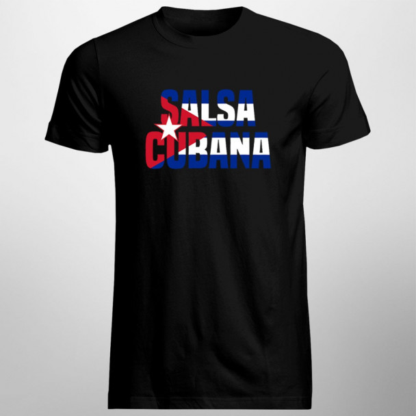 Salsa cubana  - Herren t-shirt mit Aufdruck