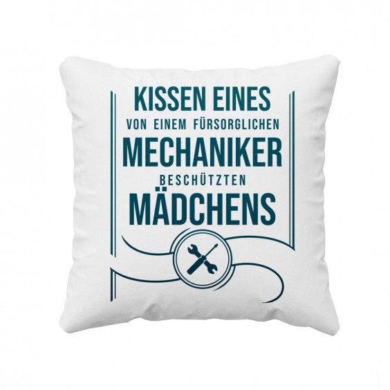 Kissen eines von einem fürsorglichen Mechaniker - Kissen mit Aufdruck