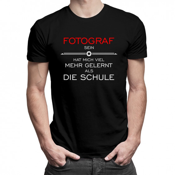  als die Schule - Herren t-shirt mit Aufdruck