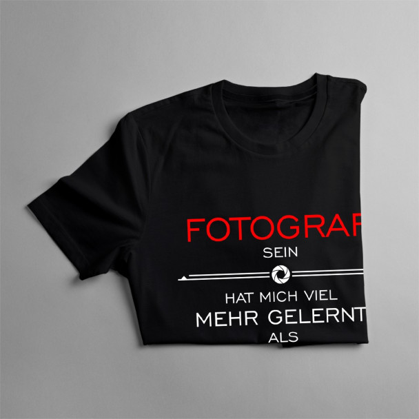  als die Schule - Herren t-shirt mit Aufdruck
