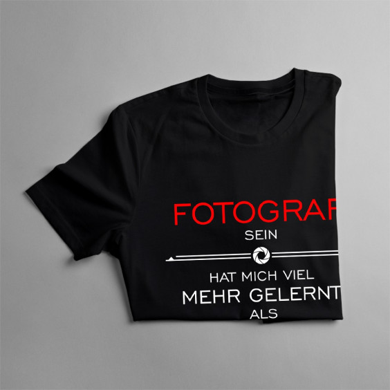  als die Schule - Herren t-shirt mit Aufdruck