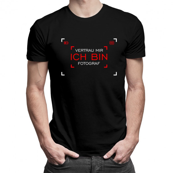 Vertrau mir - ich bin Fotograf - Herren t-shirt mit Aufdruck