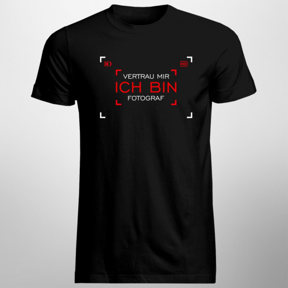 Vertrau mir - ich bin Fotograf - Herren t-shirt mit Aufdruck