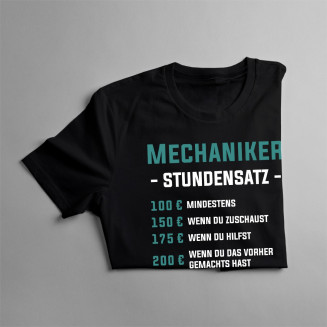 Mechaniker - Stundensatz - Herren t-shirt mit Aufdruck