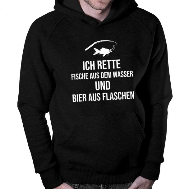 Ich rette Fische aus dem Wasser - Herren-Sweatshirt mit Aufdruck