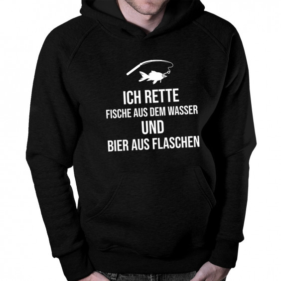 Ich rette Fische aus dem Wasser - Herren-Sweatshirt mit Aufdruck