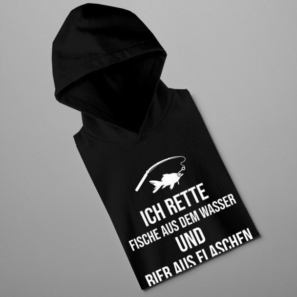 Ich rette Fische aus dem Wasser - Herren-Sweatshirt mit Aufdruck