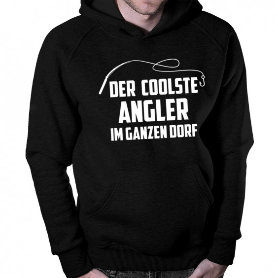 Der coolste Angler im ganzen Dorf - Herren-Sweatshirt mit Aufdruck