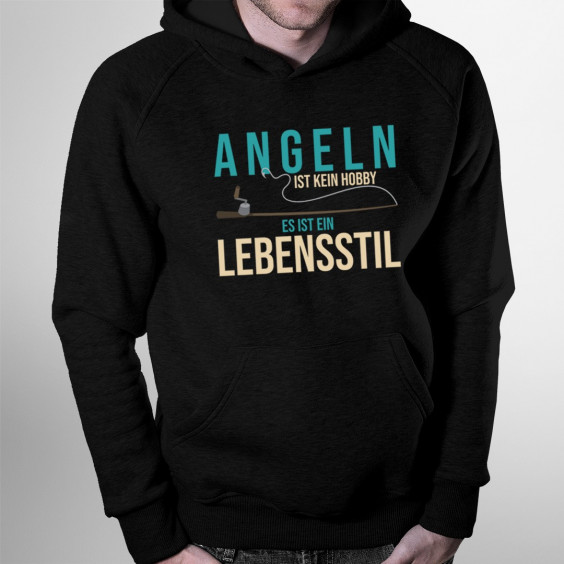 Angeln ist kein Hobby - Herren-Sweatshirt mit Aufdruck