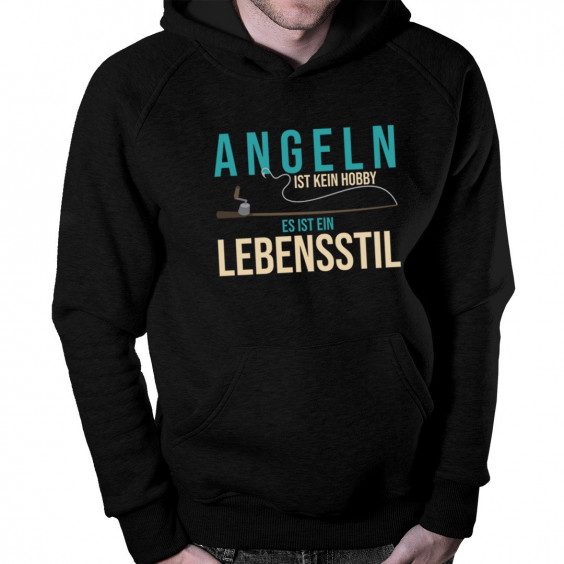 Angeln ist kein Hobby - Herren-Sweatshirt mit Aufdruck