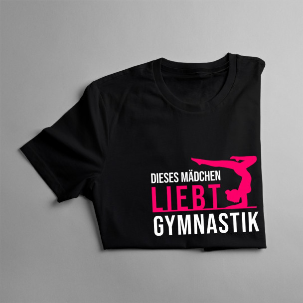 Dieses Mädchen liebt Gymnastik - damen t-shirt mit Aufdruck