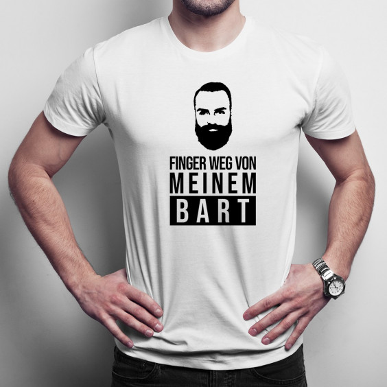Finger weg von meinem Bart - Herren t-shirt mit Aufdruck