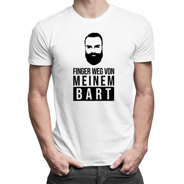 Finger weg von meinem Bart - Herren t-shirt mit Aufdruck