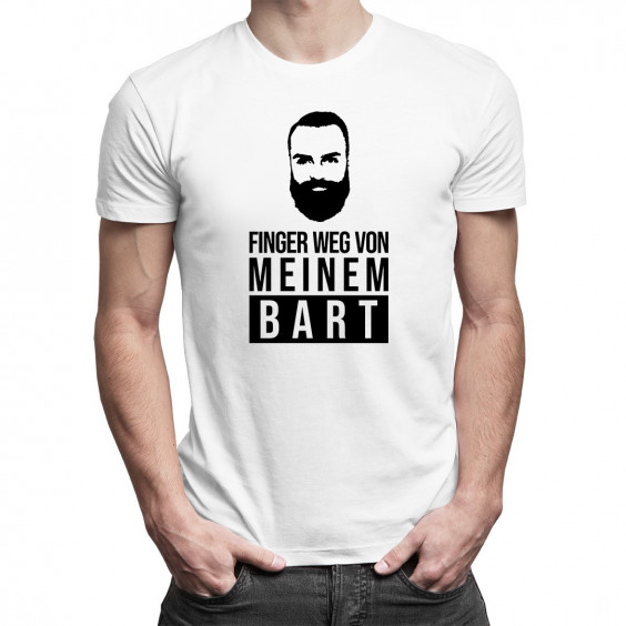 Finger weg von meinem Bart - Herren t-shirt mit Aufdruck