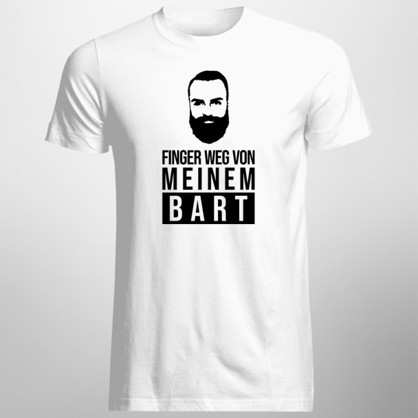 Finger weg von meinem Bart - Herren t-shirt mit Aufdruck