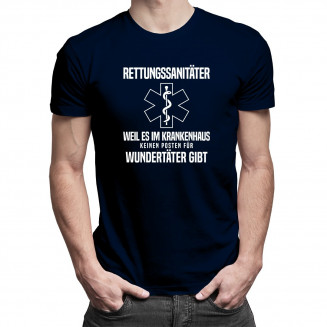 Rettungssanitäter - Wundertäter - Herren t-shirt mit Aufdruck