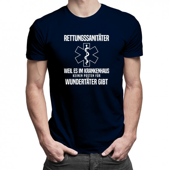 Rettungssanitäter - Wundertäter - Herren t-shirt mit Aufdruck