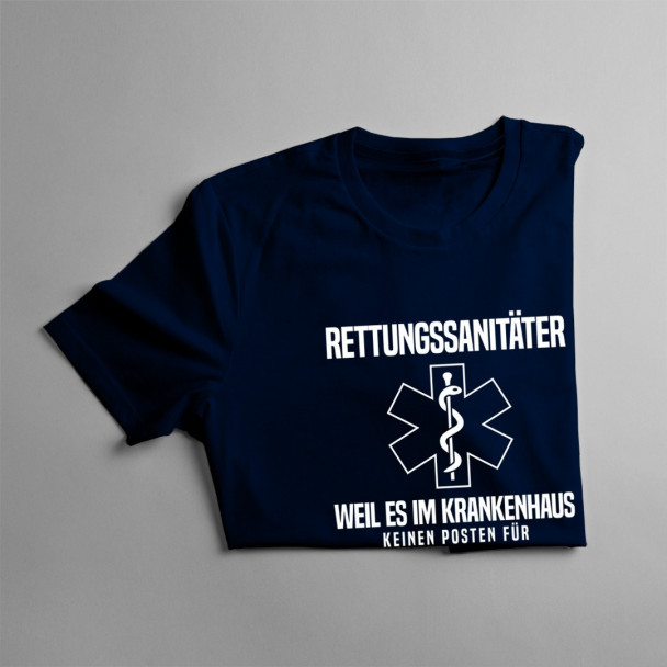 Rettungssanitäter - Wundertäter - Herren t-shirt mit Aufdruck