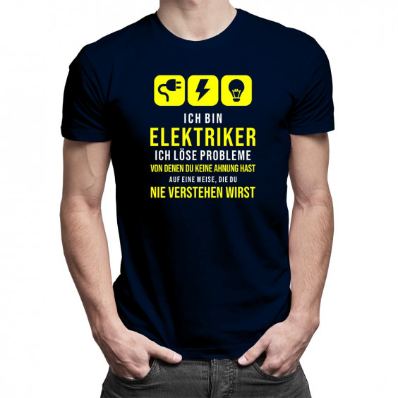  ich löse Probleme - Herren t-shirt mit Aufdruck