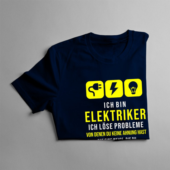  ich löse Probleme - Herren t-shirt mit Aufdruck