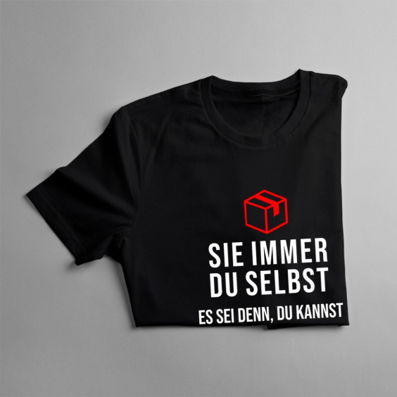 Sei immer du selbst - Kurier - Herren t-shirt mit Aufdruck
