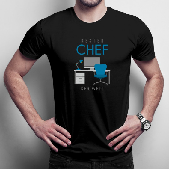 Bester Chef der Welt - Herren t-shirt mit Aufdruck