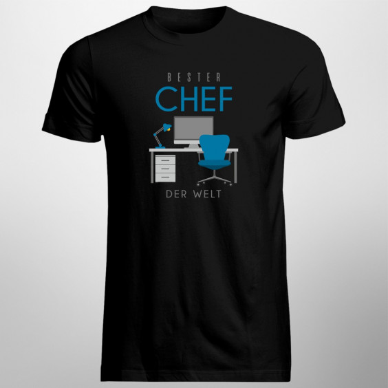 Bester Chef der Welt - Herren t-shirt mit Aufdruck