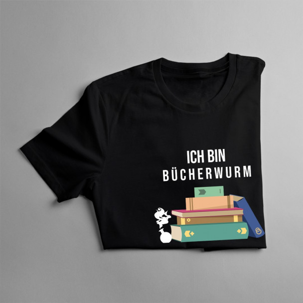Ich bin Bücherwurm - Herren t-shirt