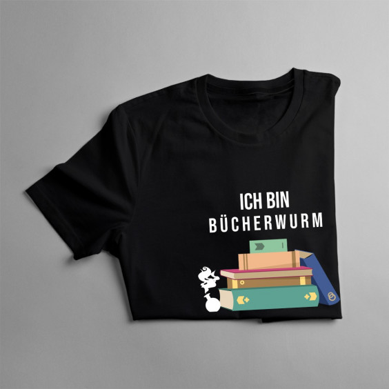 Ich bin Bücherwurm - Herren t-shirt