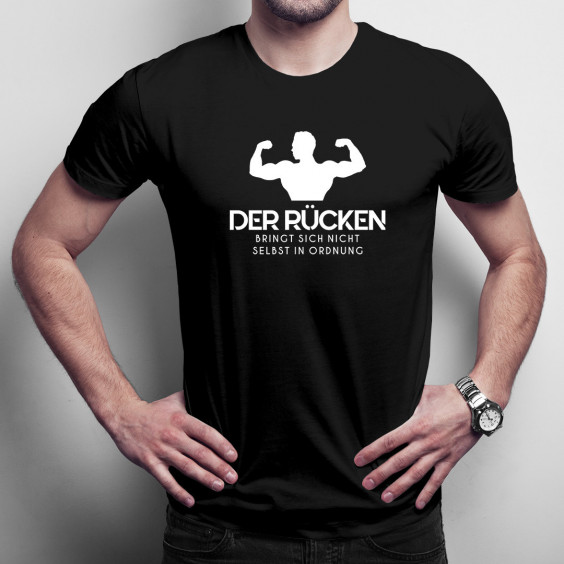 Der Rücken - Herren t-shirt mit Aufdruck