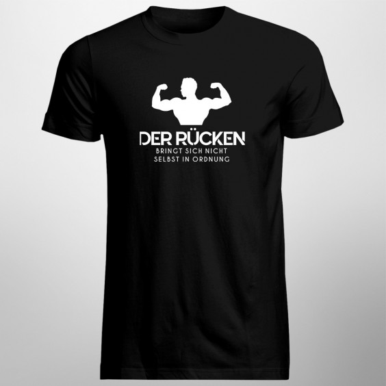 Der Rücken - Herren t-shirt mit Aufdruck