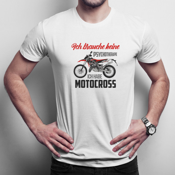 Ich habe Motocross - Herren t-shirt mit Aufdruck