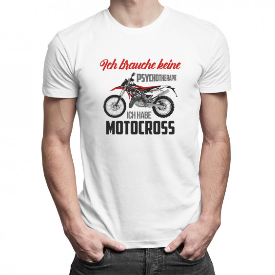Ich habe Motocross - Herren t-shirt mit Aufdruck