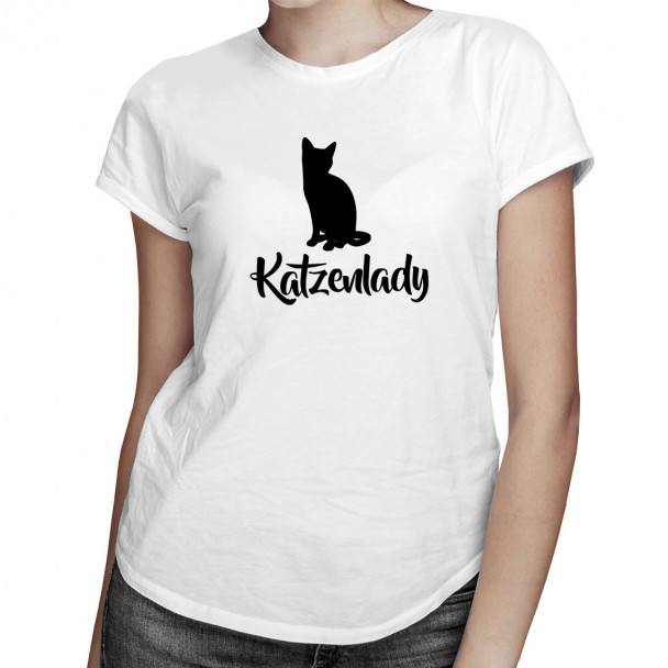 Katzenlady - damen t-shirt mit Aufdruck